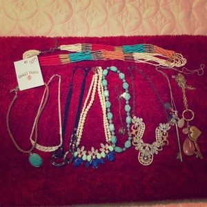 Lot of 10 Fashion Necklaces